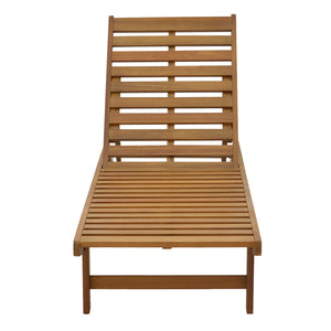 Ξαπλώστρα Weylar  ξύλο ακακίας φυσικό 60x193x30εκ - Pakobazaar