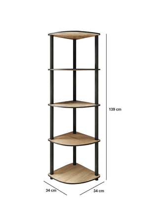 Βιβλιοθήκη Velika Δρυς 34x34x139 εκ. MDF