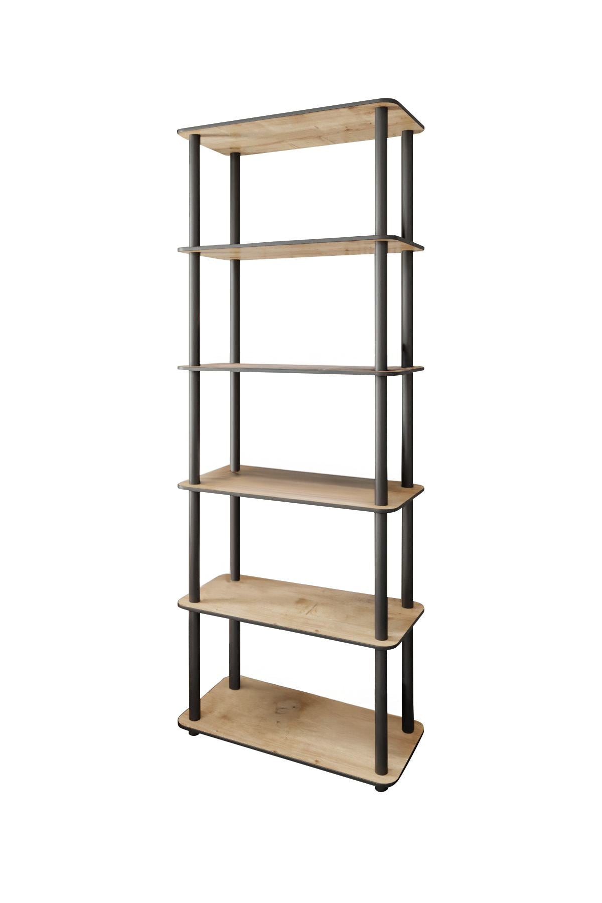 Βιβλιοθήκη Volissos Δρυς 60x30x173 εκ. MDF
