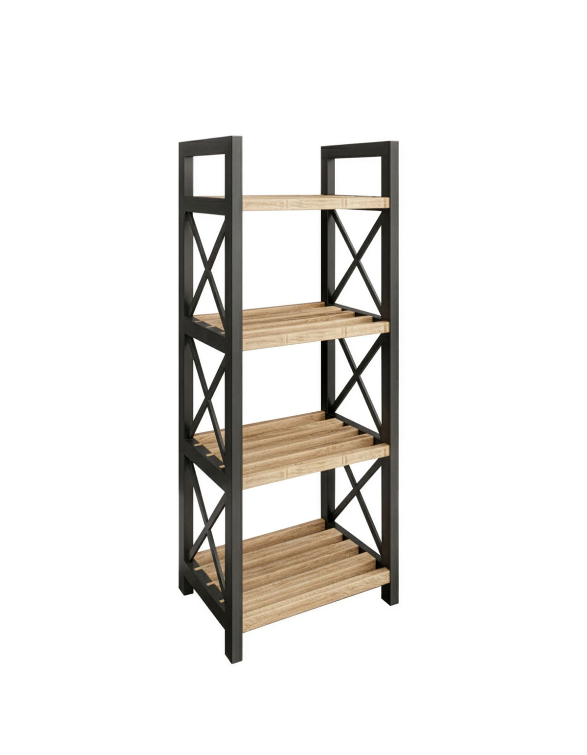 Ραφιέρα Chalara Μαύρο 23x18x64 εκ.