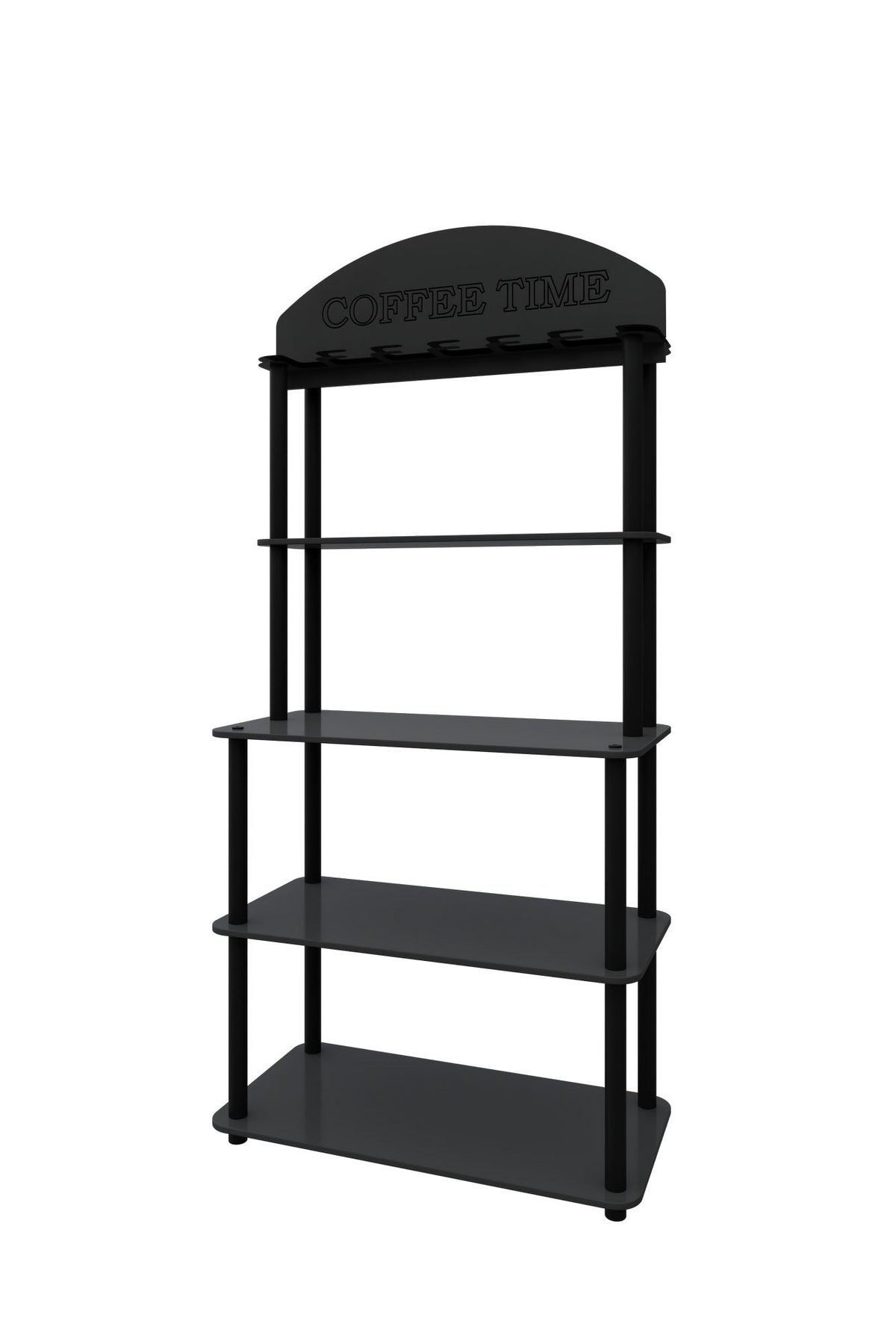 Ντουλάπι Καφέ Kamenitsa Μαύρο 69x39x160 εκ. MDF