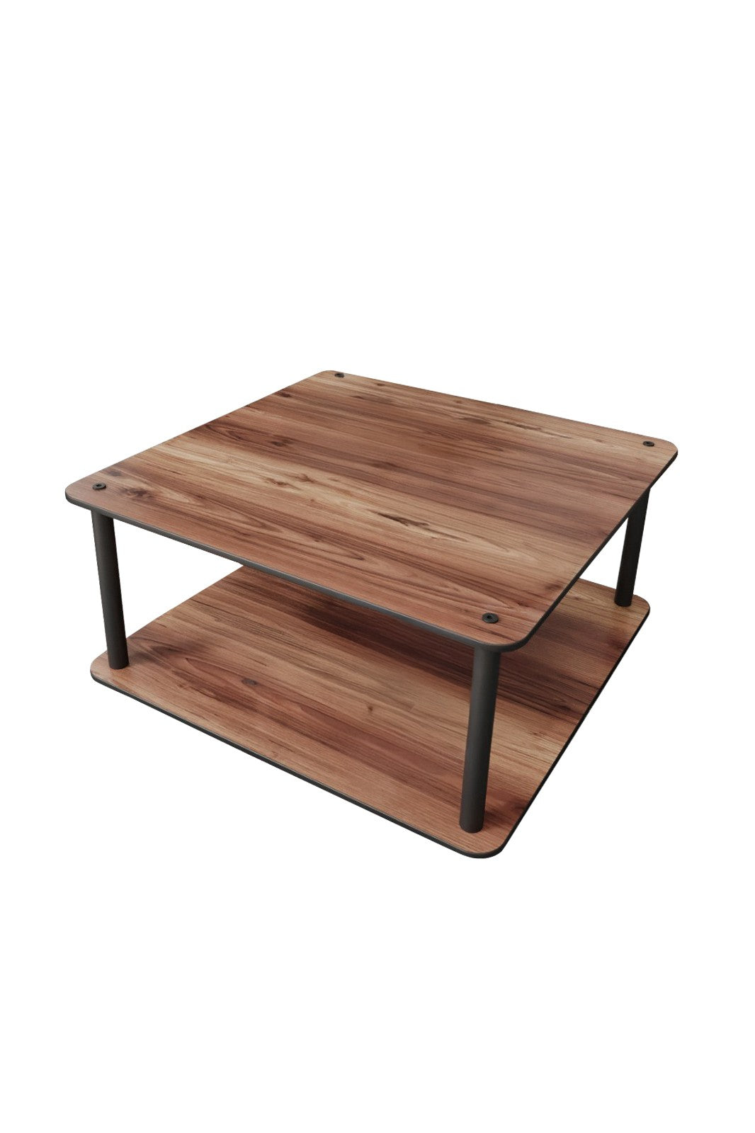Τραπεζάκι Σαλονιού Aphytis Καρυδί 70x70x38 εκ. MDF