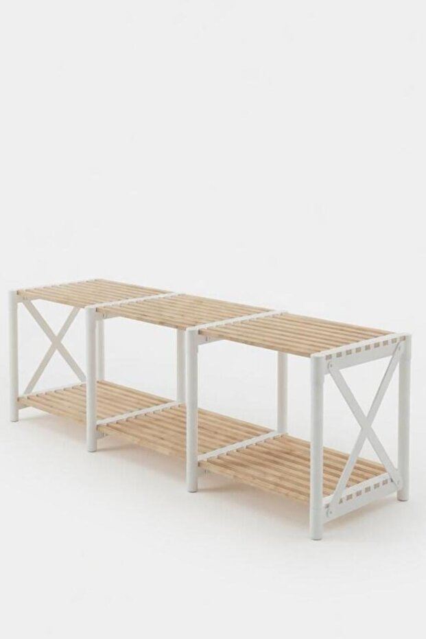 Έπιπλο Τηλεόρασης Akanthos Λευκό 110x38x40 εκ.