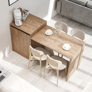 Τραπέζι Κουζίνας Polyxo Ατλαντικό Πεύκο 160x60x85 εκ. Μελαμίνης