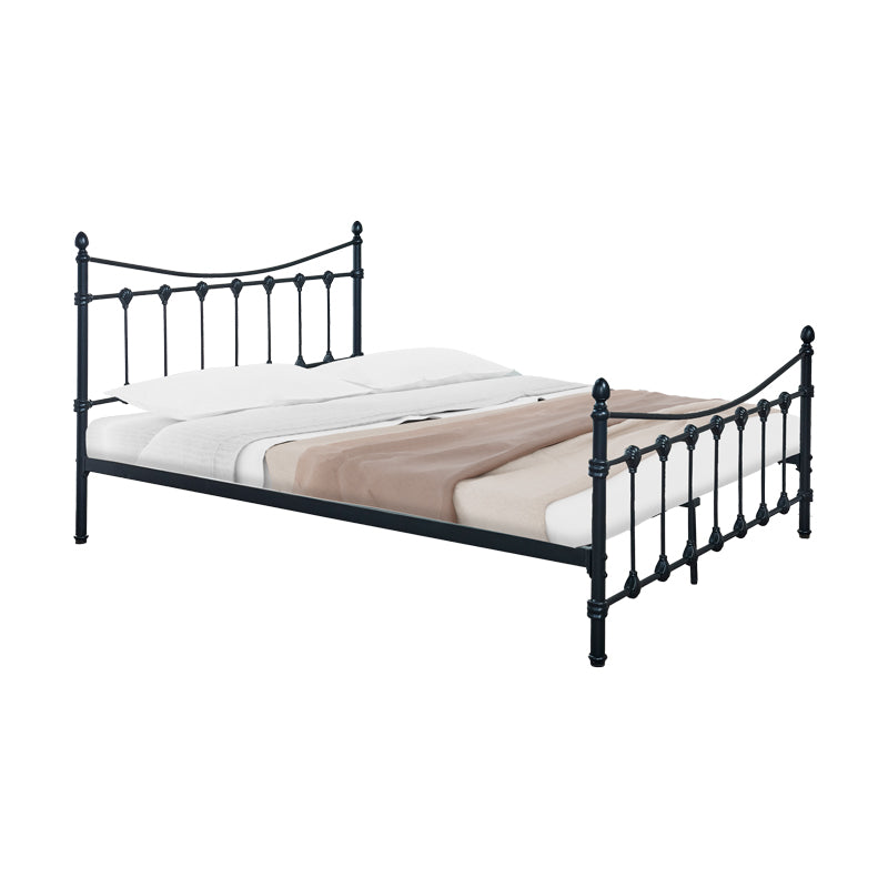 Κρεβάτι Beowulf  μαύρο μεταλλικό 150x200εκ - Pakobazaar