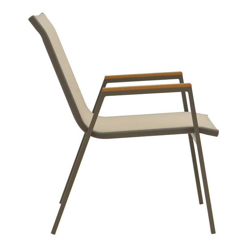 Τραπεζαρία Kliton-Azelie  σετ 7τεμ σε σαμπανιζέ απόχρωση 150x80x74εκ - Image 4