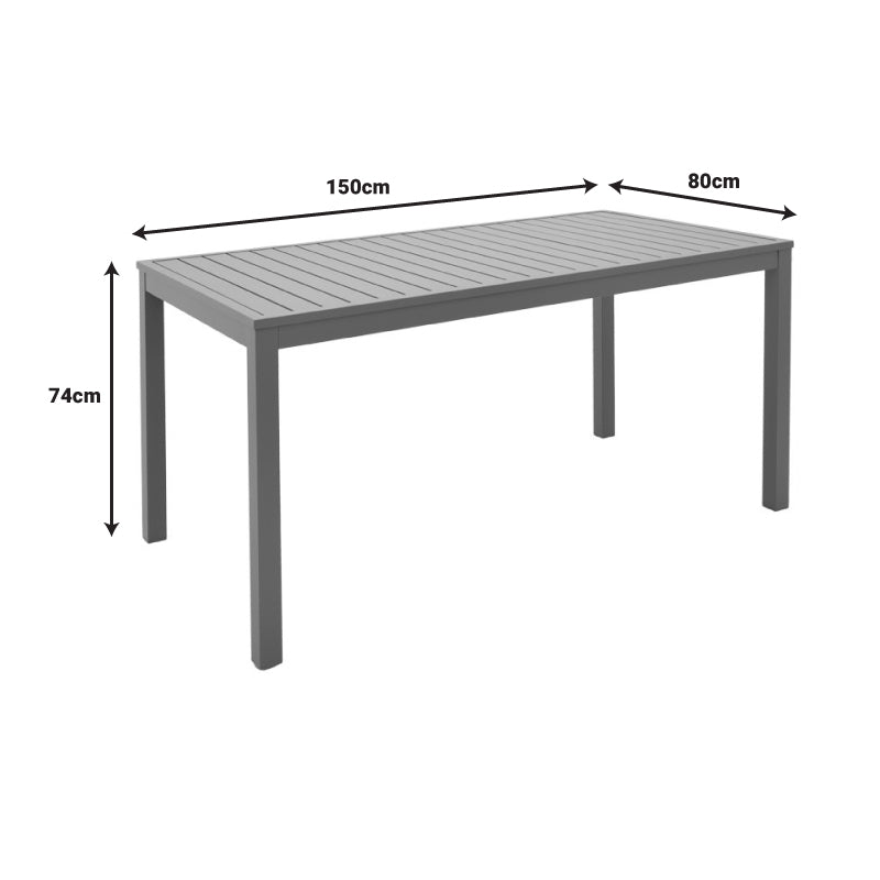 Τραπεζαρία Kliton-Azelie  σετ 7τεμ σε σαμπανιζέ απόχρωση 150x80x74εκ - Image 9