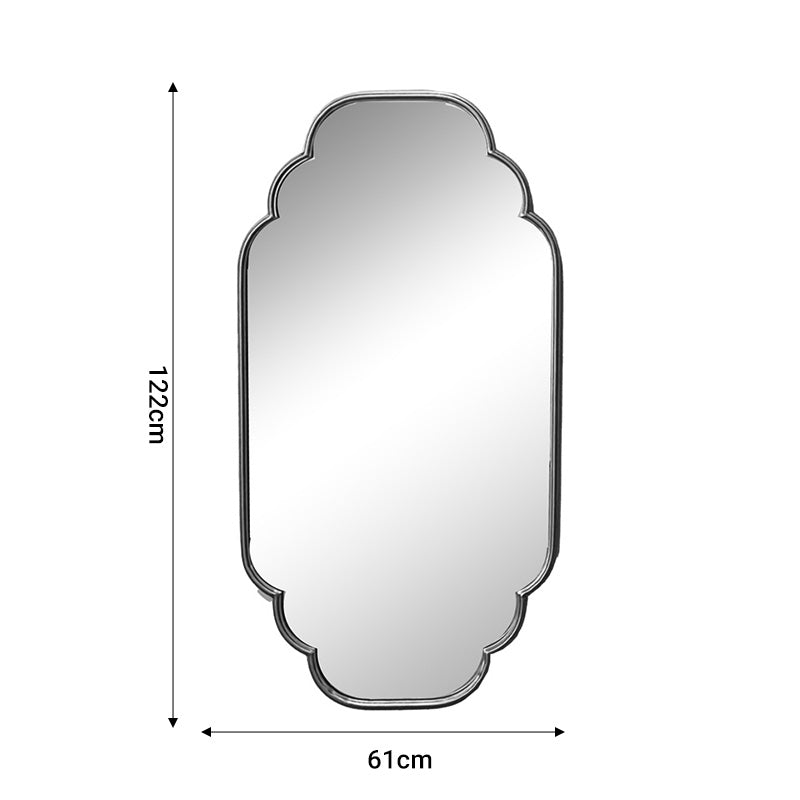 Καθρέπτης Farous Inart χρυσό μέταλλο 61x3x122εκ - Pakobazaar