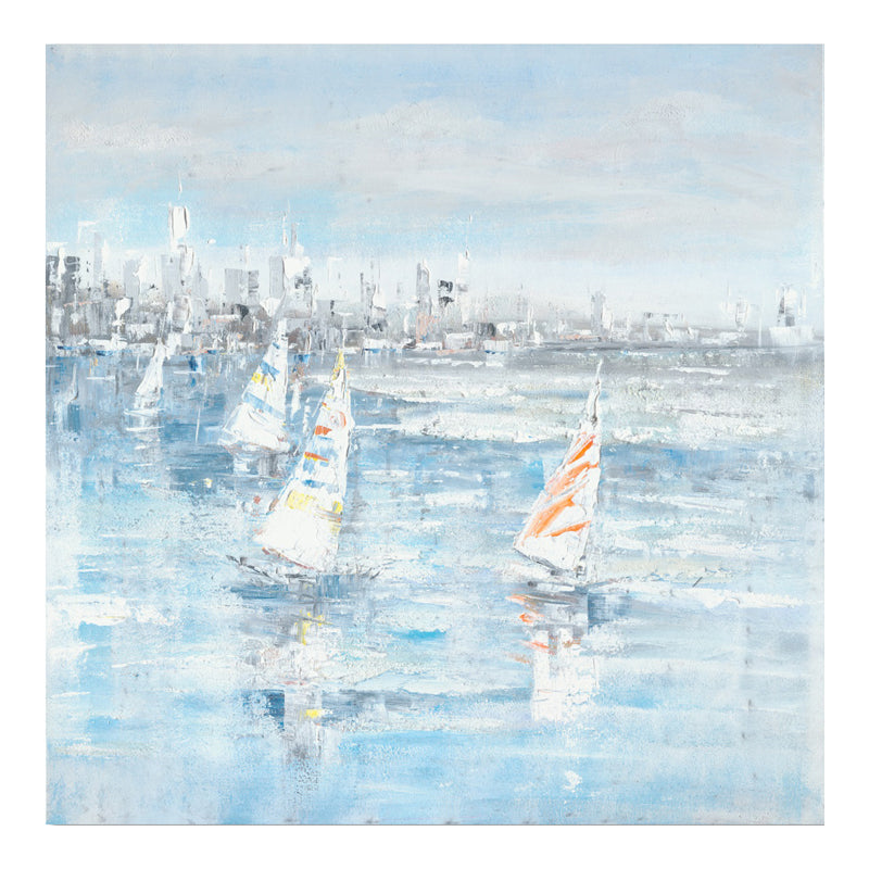 Πίνακας σε καμβά Watery Inart 100x3x100εκ - Pakobazaar