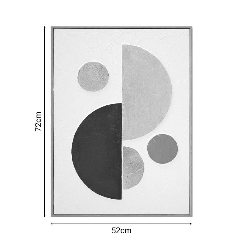 Πίνακας σε καμβά Geometric I 3D Inart 52x4.5x72εκ - Image 2