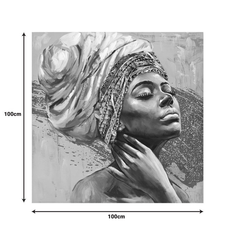 Πίνακας σε καμβά Africana 3D Inart 100x3x100εκ - Pakobazaar