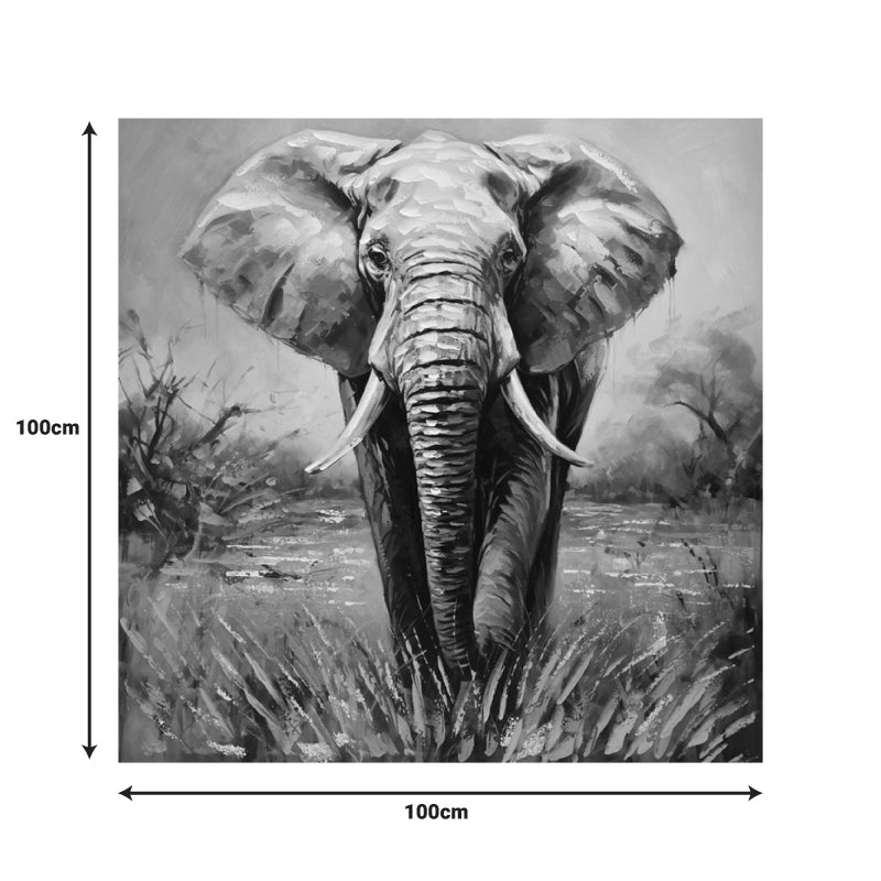 Πίνακας σε καμβά Elepho Inart 100x3x100εκ - Pakobazaar