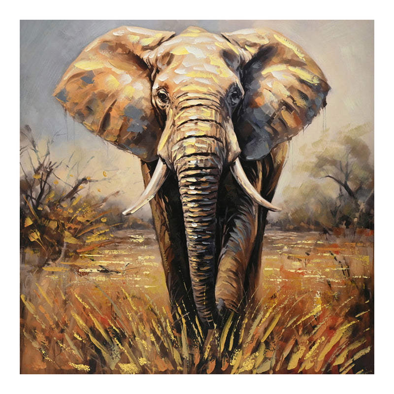 Πίνακας σε καμβά Elepho Inart 100x3x100εκ - Pakobazaar