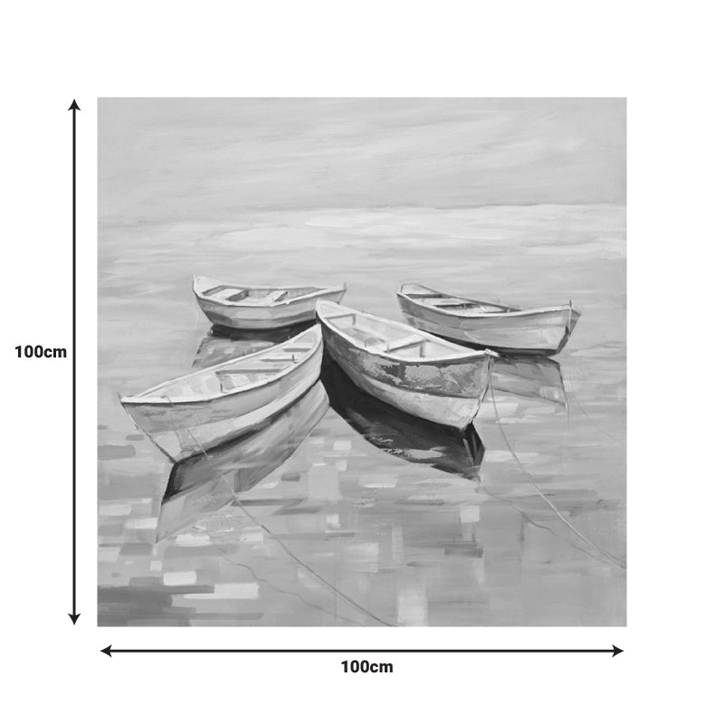 Πίνακας σε καμβά Boatty Inart 100x3x100εκ - Image 2