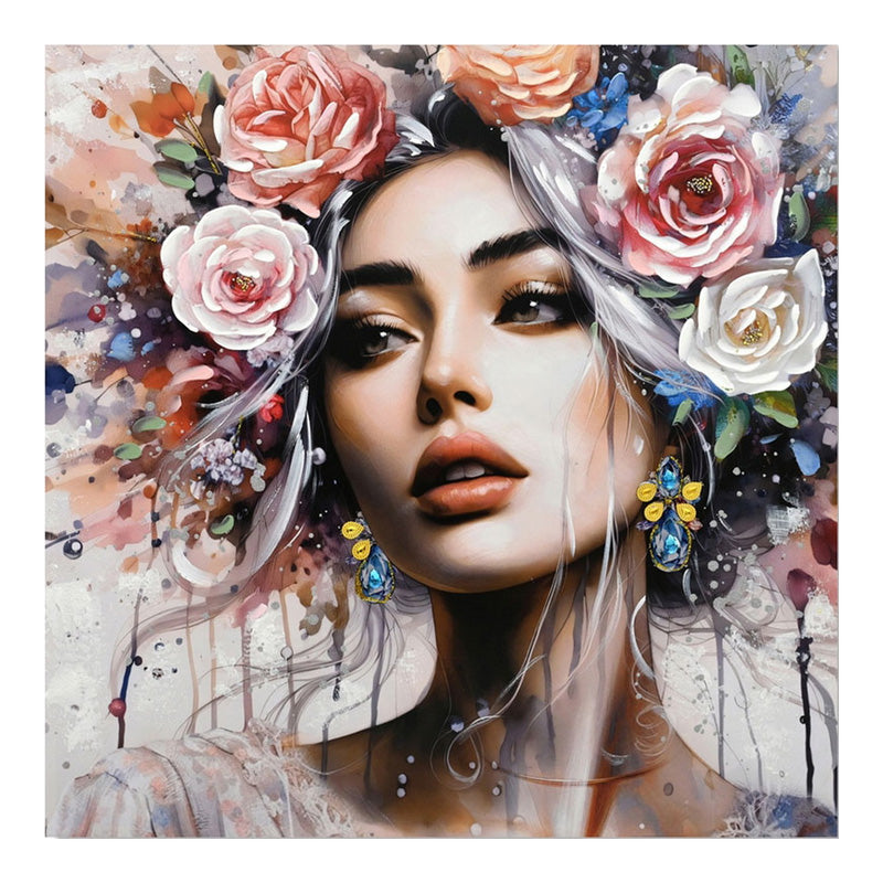 Πίνακας σε καμβά Prima Ι Inart 100x3x100εκ - Image 1