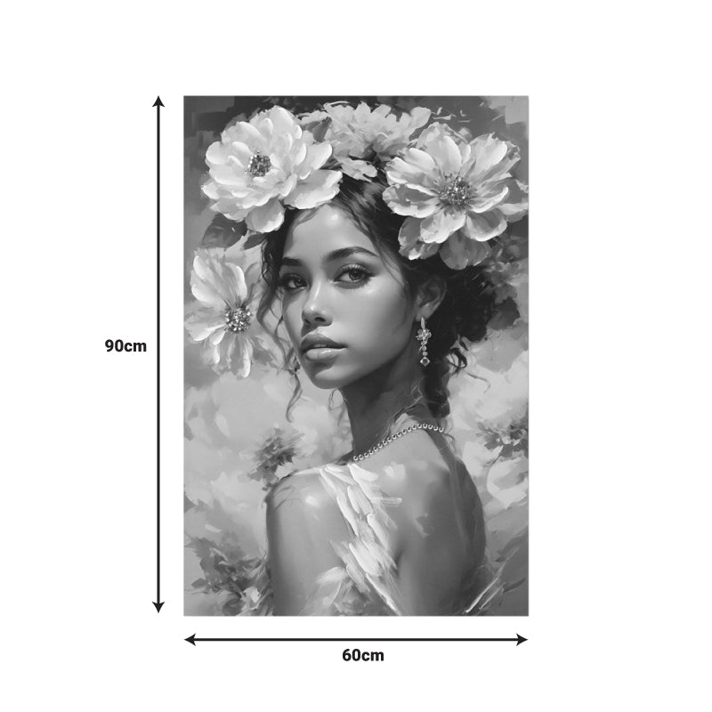 Πίνακας σε καμβά Lilibet Ι 3D Inart 60x2.5x90εκ - Image 2