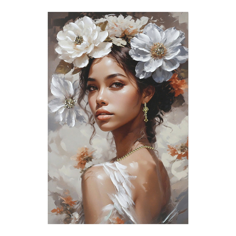 Πίνακας σε καμβά Lilibet Ι 3D Inart 60x2.5x90εκ - Image 1