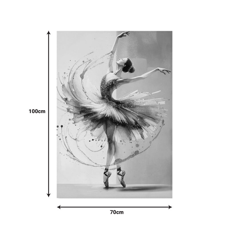 Πίνακας σε καμβά Dancito I 3D Inart 70x2.5x100εκ - Image 2