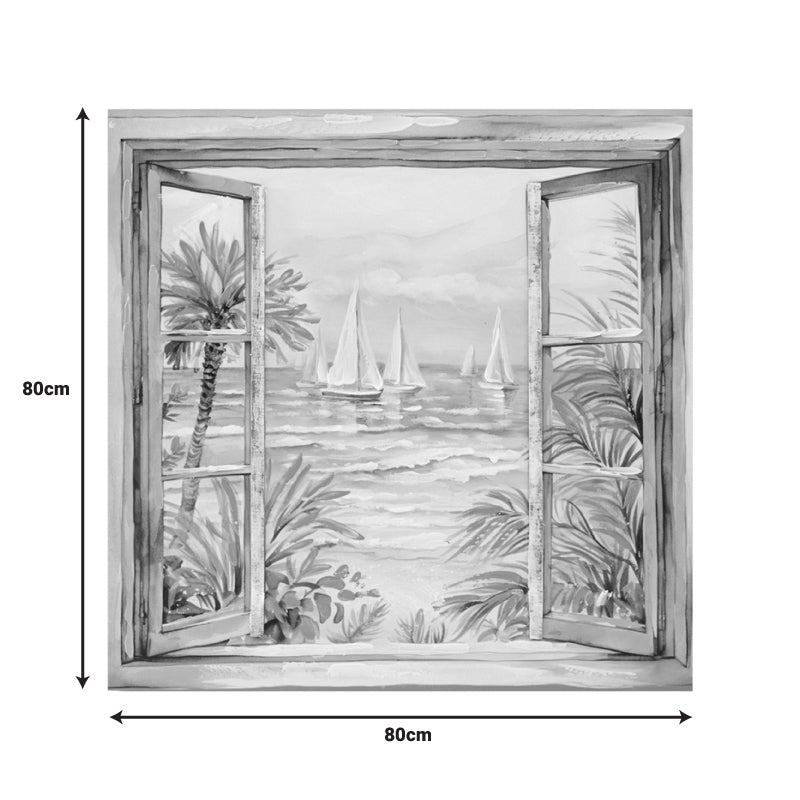 Πίνακας σε καμβά Deive 3D Inart 80x3x80εκ - Image 2