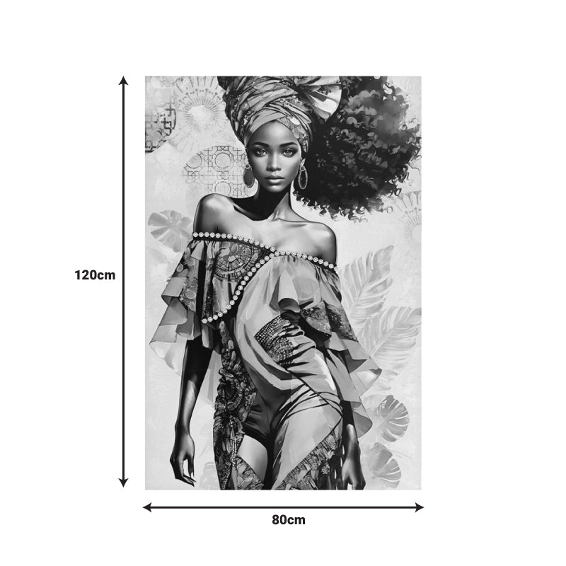 Πίνακας σε καμβά Georgina I 3D Inart 80x3x120εκ - Pakobazaar