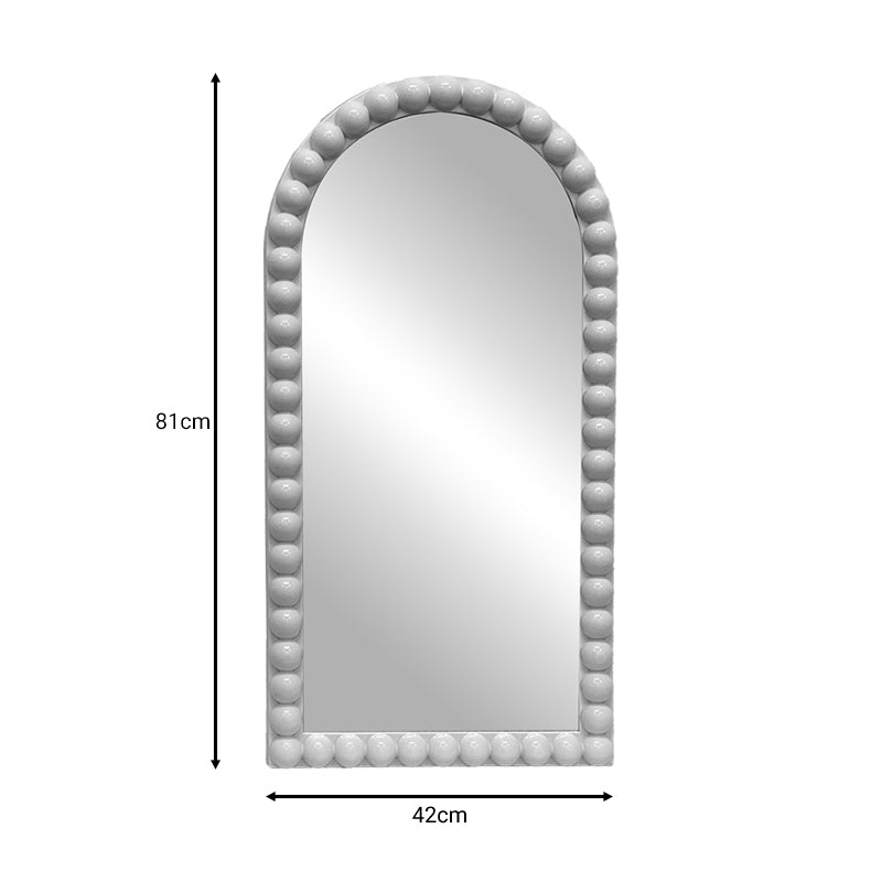Καθρέπτης Pavloval  ασημί pp 42x3.5x81εκ - Image 2