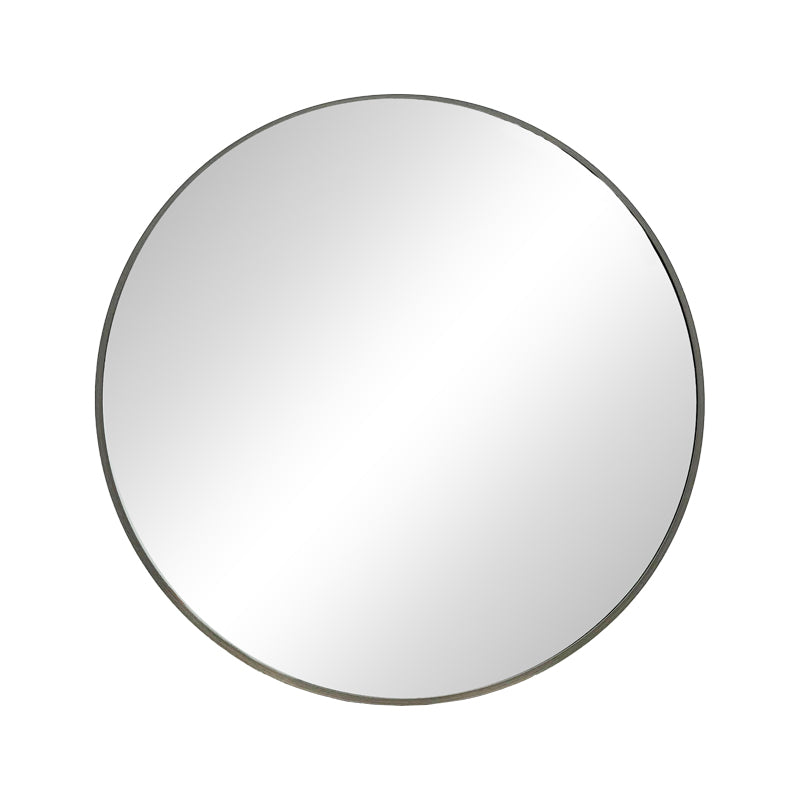 Καθρέπτης Nhaos  μαύρο αλουμίνιο Φ60x2.5εκ