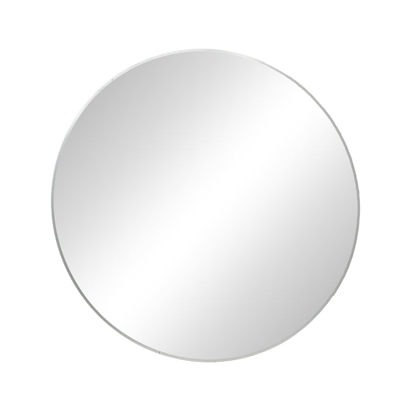 Καθρέπτης Nhaos  ασημί αλουμίνιο Φ60x2.5εκ - Pakobazaar