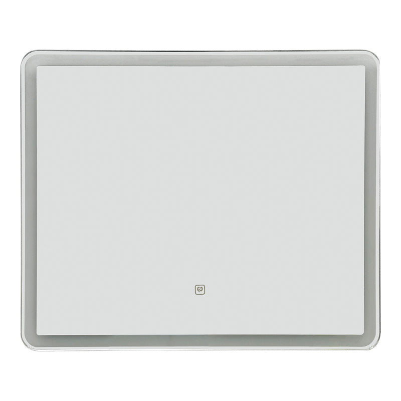 Καθρέπτης Led Quadrou  pp-αλουμίνιο 60x3x50εκ - Pakobazaar