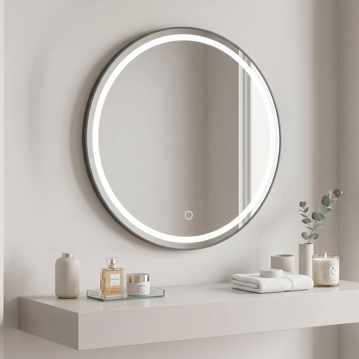 Καθρέπτης Deliza  led Φ60x2.5εκ - Pakobazaar