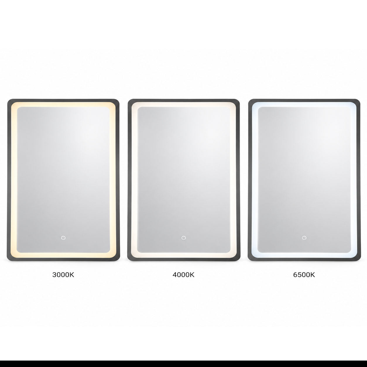 Καθρέπτης Derbo  led 50x2.5x70εκ - Pakobazaar
