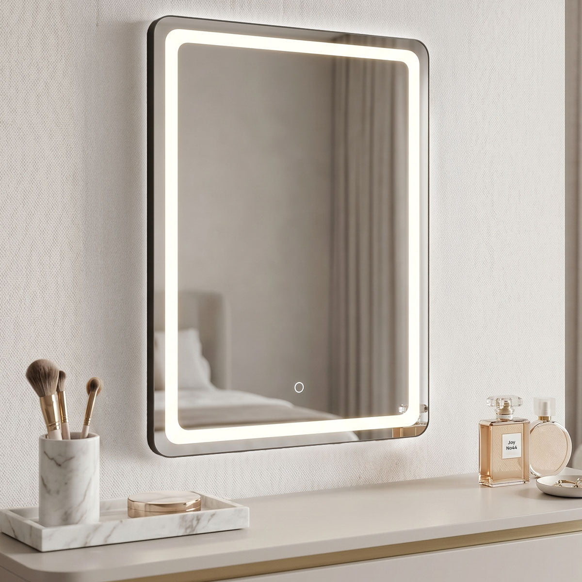 Καθρέπτης Derbo  led 50x2.5x70εκ - Pakobazaar