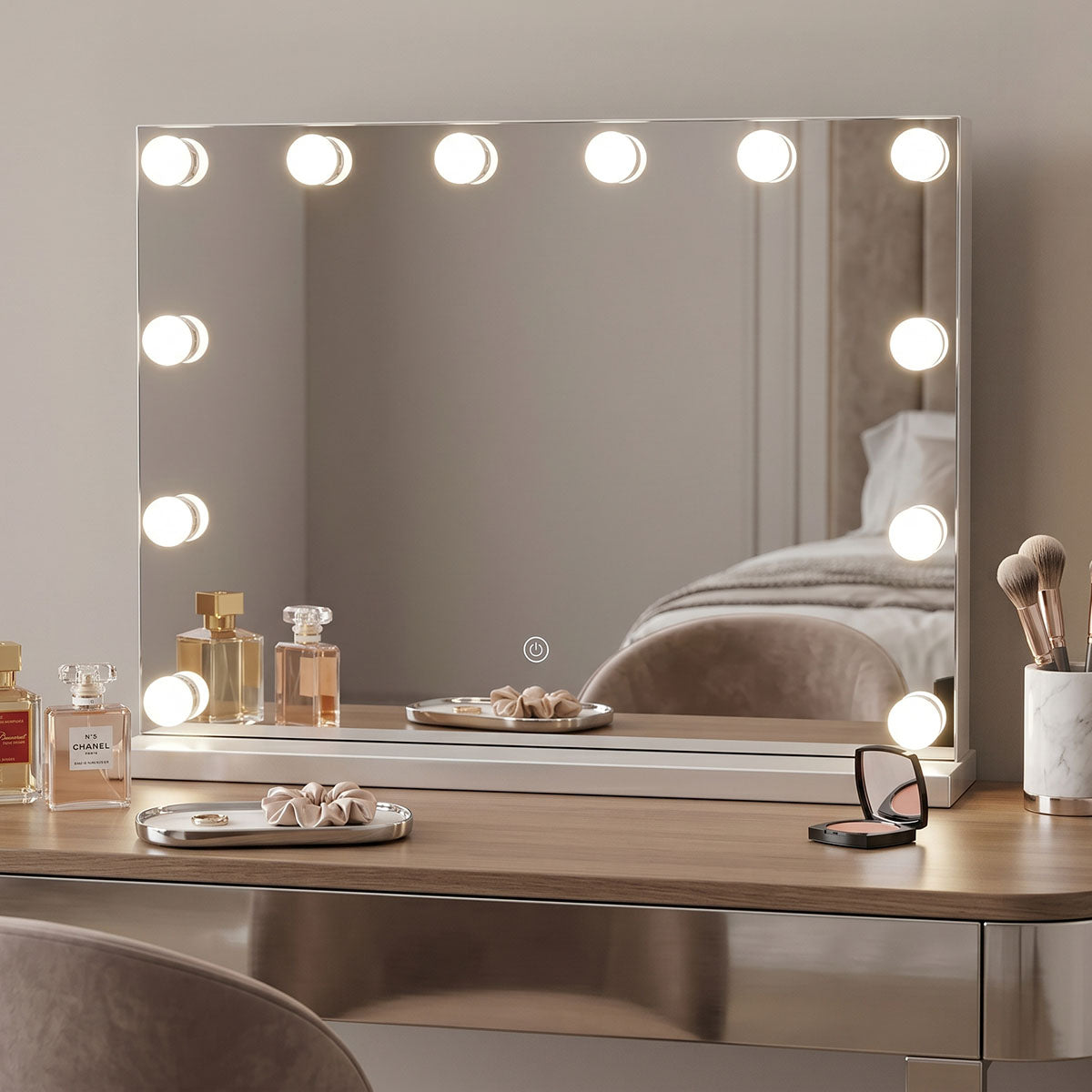 Καθρέπτης Belia  led 60x12x80εκ - Pakobazaar