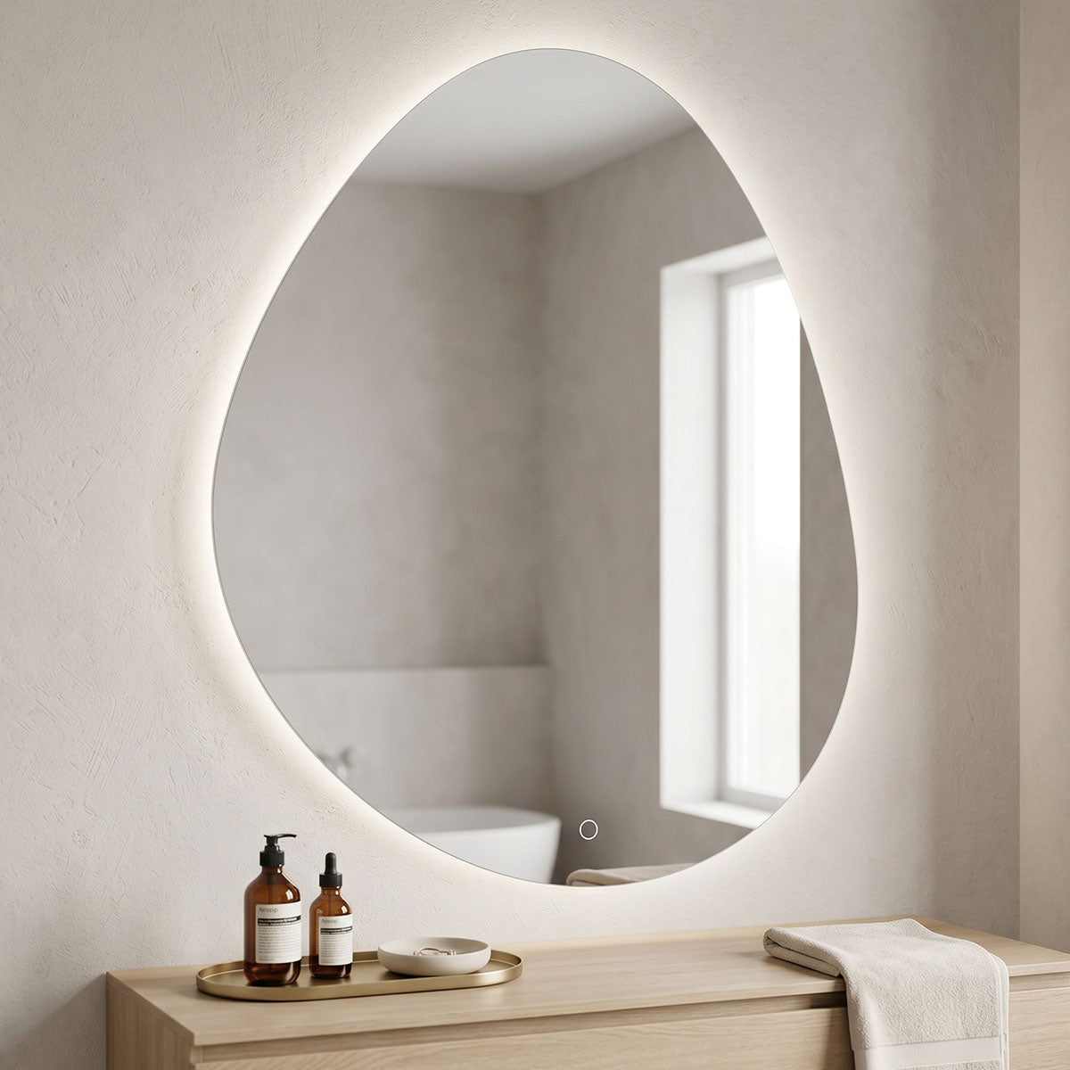 Καθρέπτης Arminia  led 60x2.5x80εκ - Pakobazaar
