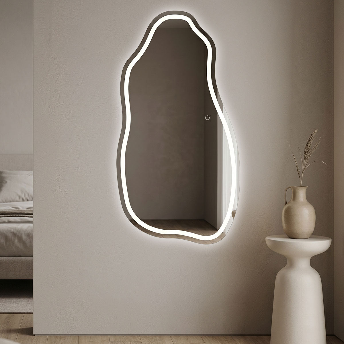 Καθρέπτης Wervia  led 60x2.5x120εκ - Pakobazaar