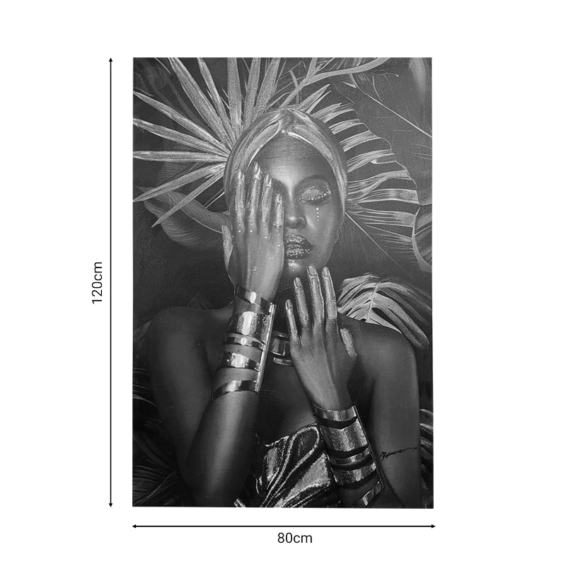 Πίνακας σε καμβά Umone Inart 80x3x120εκ - Pakobazaar