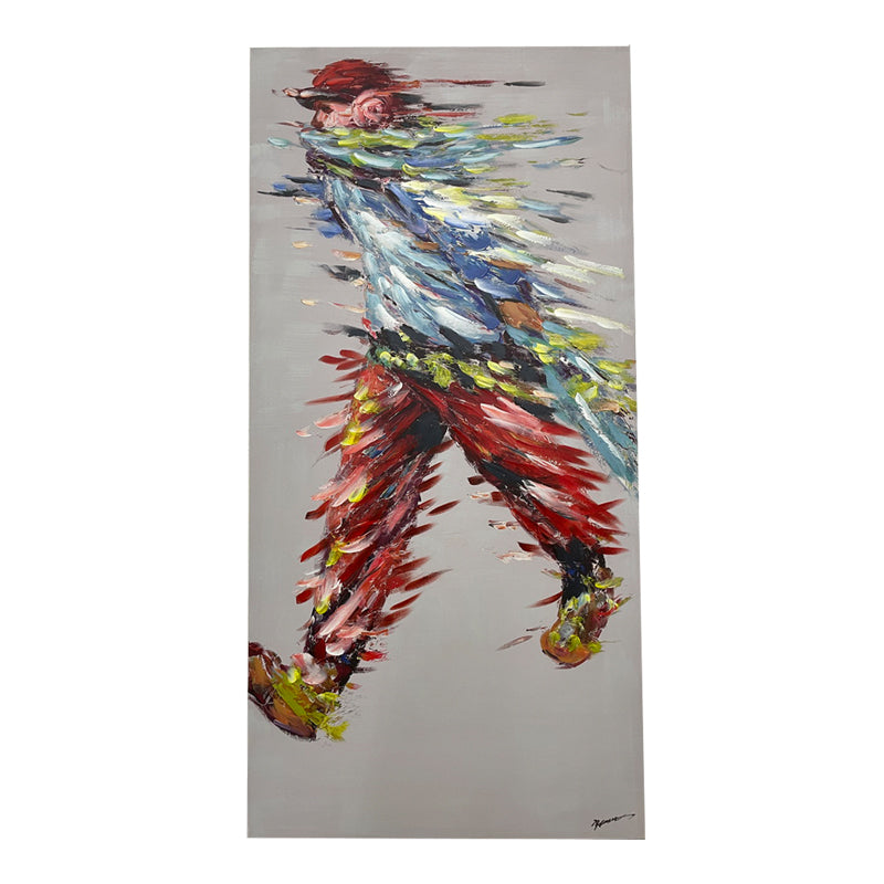 Πίνακας σε καμβά Walking Inart 70x3x140εκ - Pakobazaar