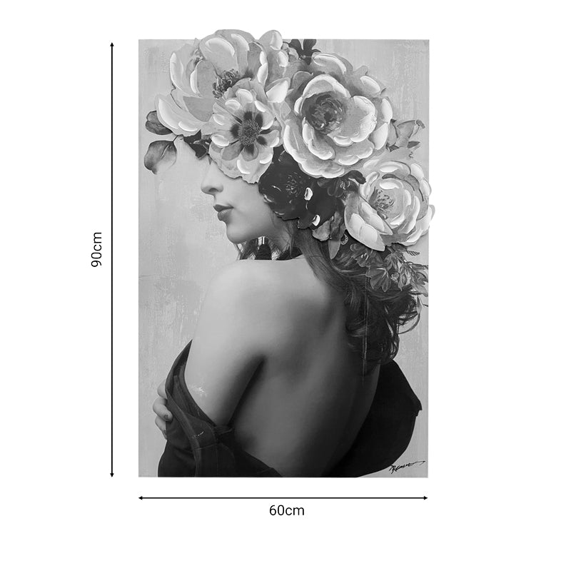 Πίνακας σε καμβά Bezira 3D Inart 60x3x90εκ - Pakobazaar