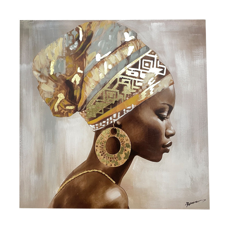 Πίνακας σε καμβά Mayo Inart 70x3x70εκ - Image 1