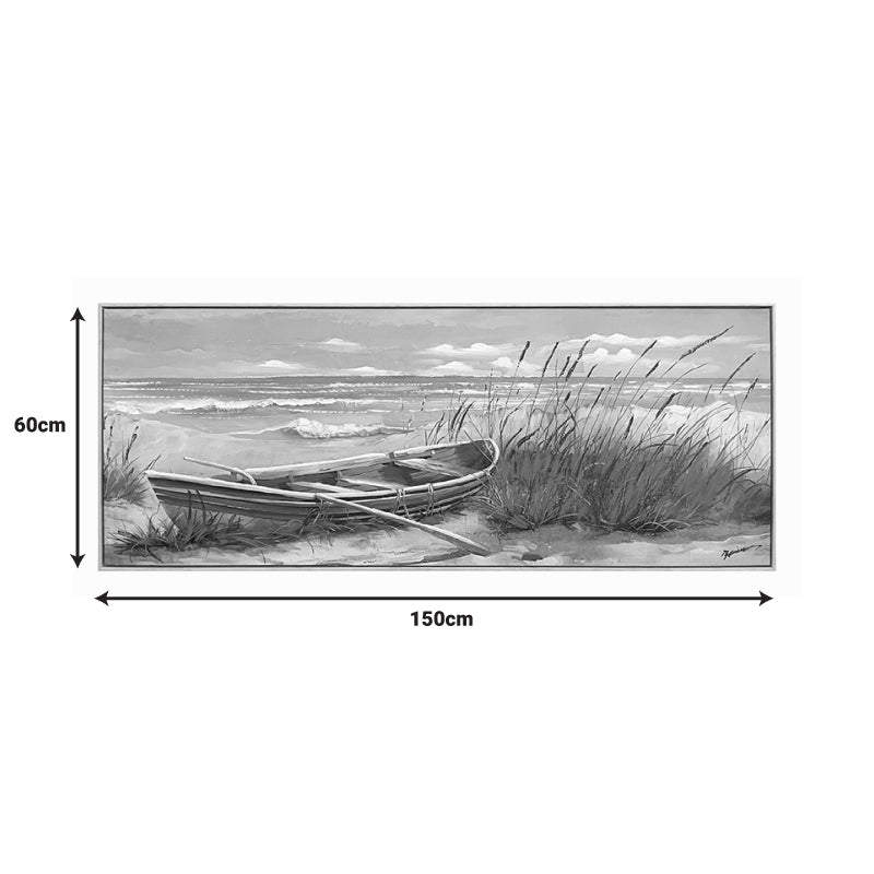 Πίνακας σε καμβά Barcu Inart με πλαίσιο 150x3.5x60εκ - Pakobazaar