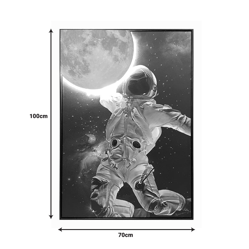 Πίνακας σε καμβά Mallo 3D Inart με πλαίσιο 70x3.5x100εκ - Image 2