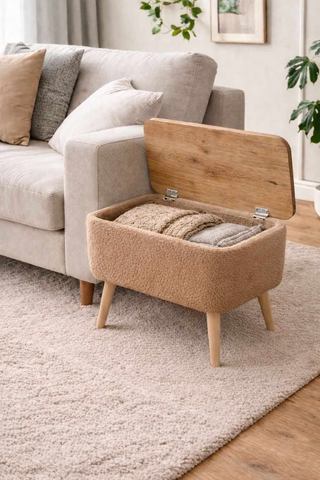 Βοηθητικό Τραπεζάκι Xirokambos Καφέ 60x30x45 εκ. Μελαμίνης