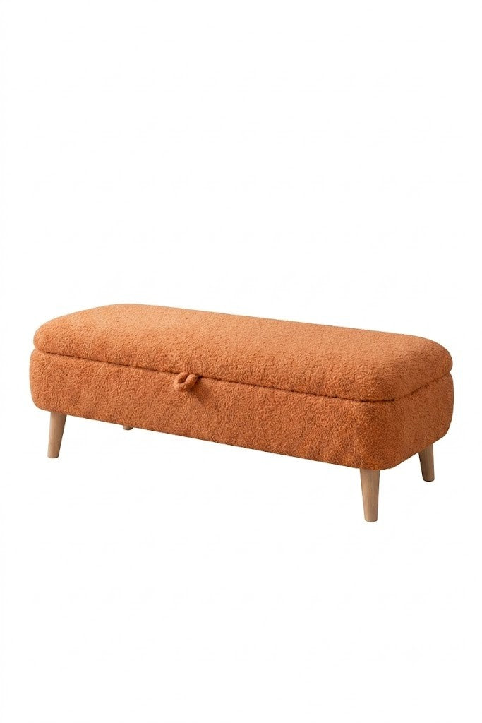 Παγκάκι Agrari Πορτοκαλί 90x35x45 εκ.