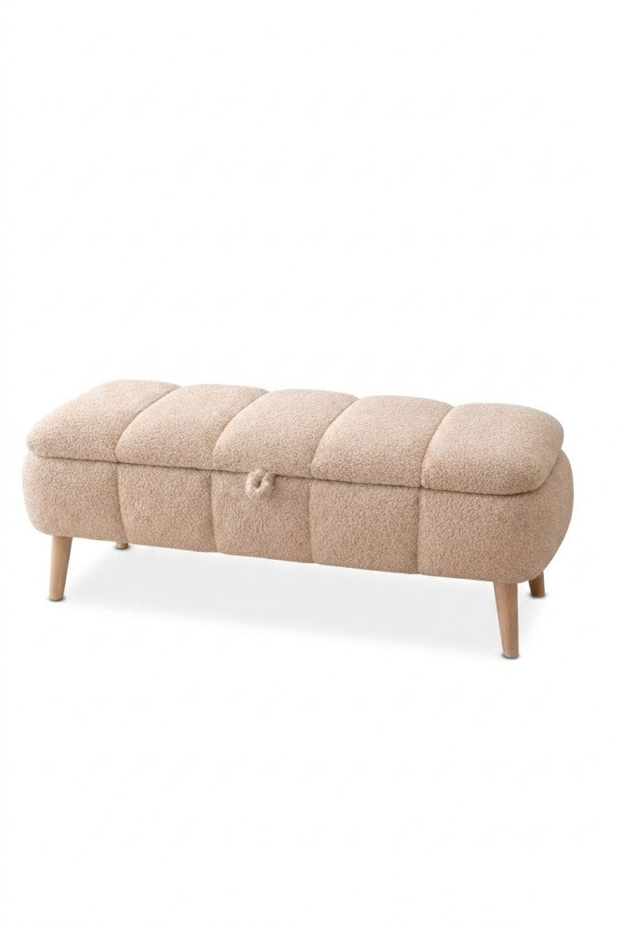 Παγκάκι Paparouna Μπεζ 90x35x45 εκ.