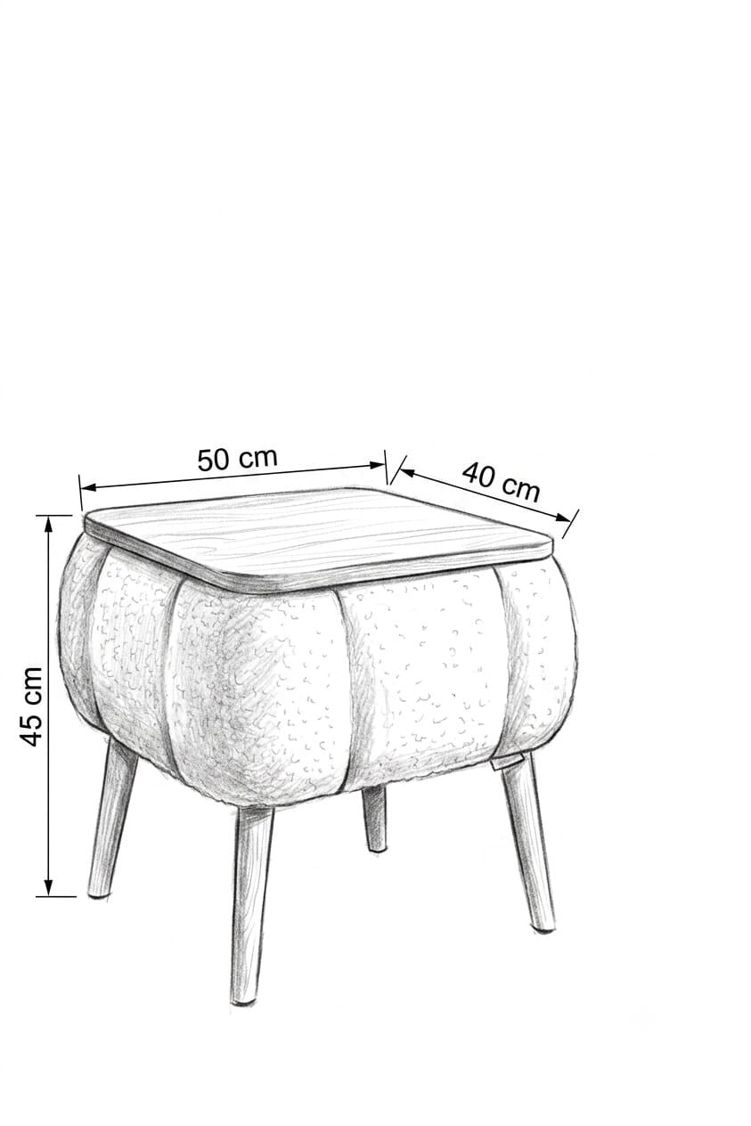 Κομοδίνο Astris Μαύρο 50x40x45 εκ. Μελαμίνης
