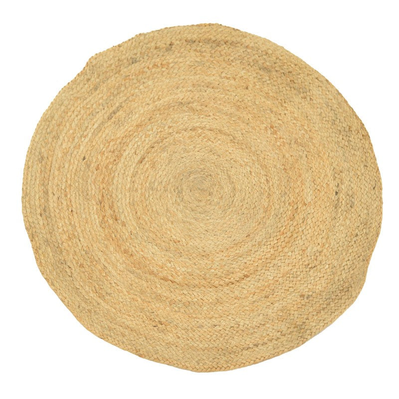 Χαλί Solon Inart φυσικό γιούτα 120x120x1εκ - Image 1