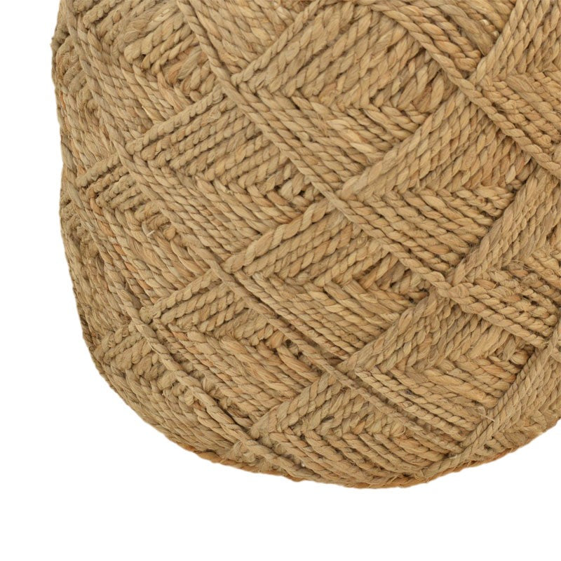 Σκαμπό Vladir Inart φυσικό 100% γιούτα 40x40x40εκ - Pakobazaar