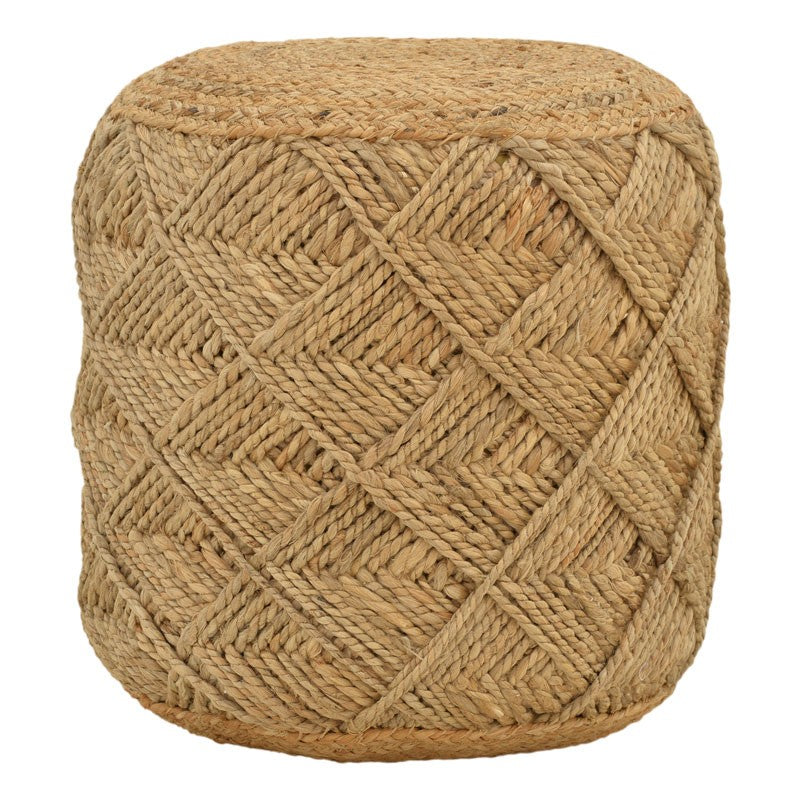 Σκαμπό Vladir Inart φυσικό 100% γιούτα 40x40x40εκ - Pakobazaar