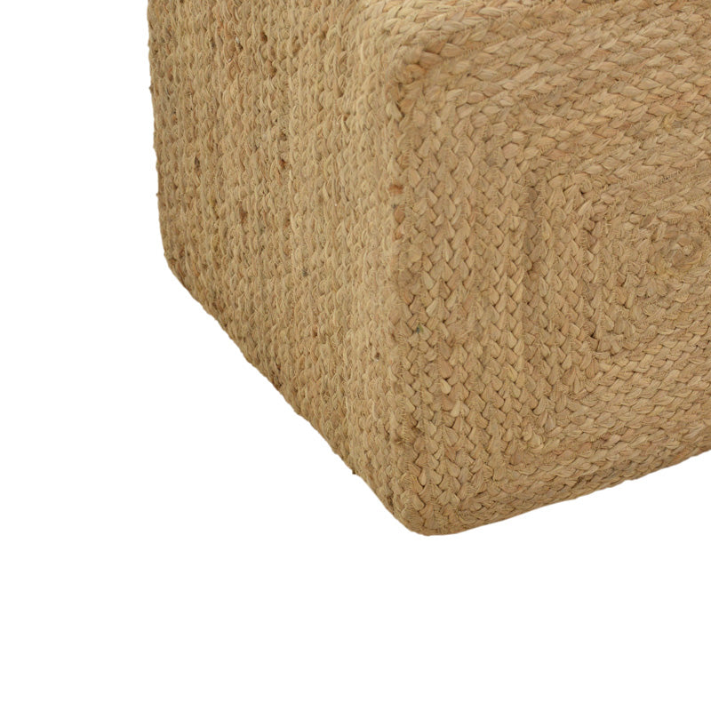 Σκαμπό Tresa Inart φυσικό 100% γιούτα 50x50x35εκ - Pakobazaar