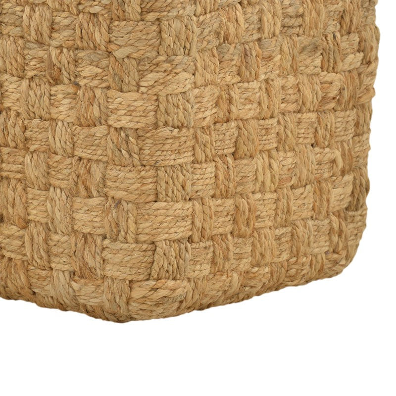 Σκαμπό Aropion Inart μπεζ 100% γιούτα 40x40x40εκ - Image 3