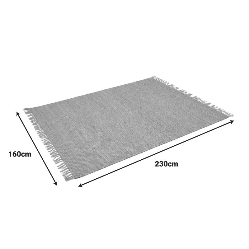 Χαλί Teppe  γιούτα σε φυσική απόχρωση 230x160x1εκ - Pakobazaar